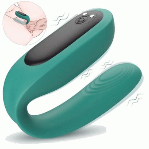 Vibe-Us Vibrador de Casais (Verde) Adulto Luxo