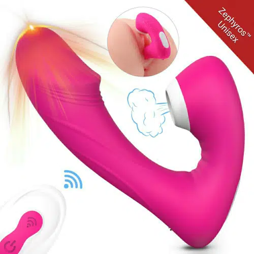 Zephyros Unisex Vibrator (Pink) with Remote Adult Luxury