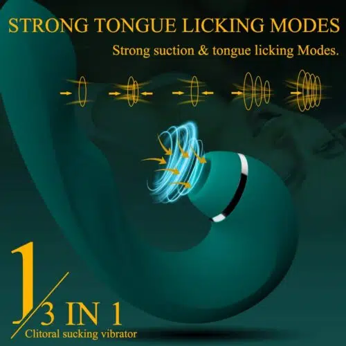  Zylo 3 in 1 Clitoral Sucking Vibrator Adult Luxury