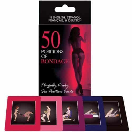 50 Posições De Bondage Card Game Adulto Luxo