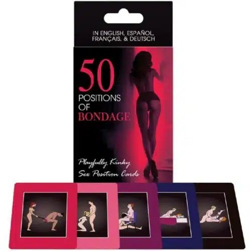 50 Posições De Bondage Card Game Adulto Luxo