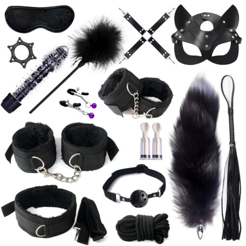 Purple bondage sex toy kit Adult Luxury 