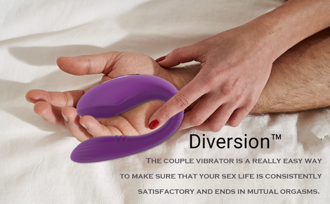 Vibrador™ de sucção de casais de desvio