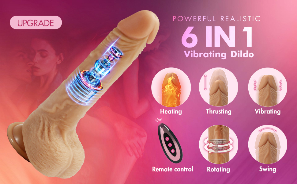 Vibrador Dildo Empuxante