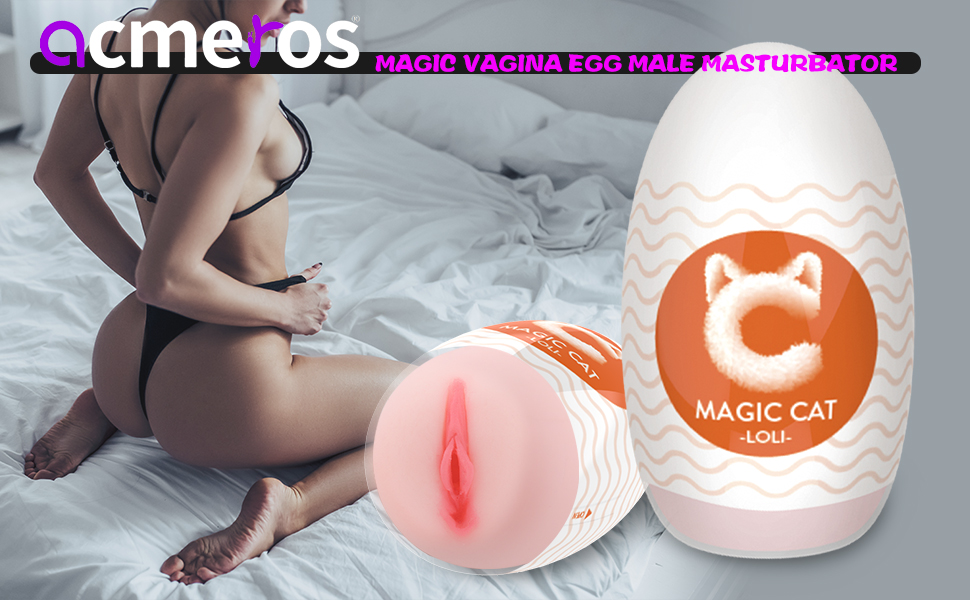 Magic Vagina Egg Male Masturbator Portable Pleasure StrokerRealistic Adult Male Sex Toys for Men